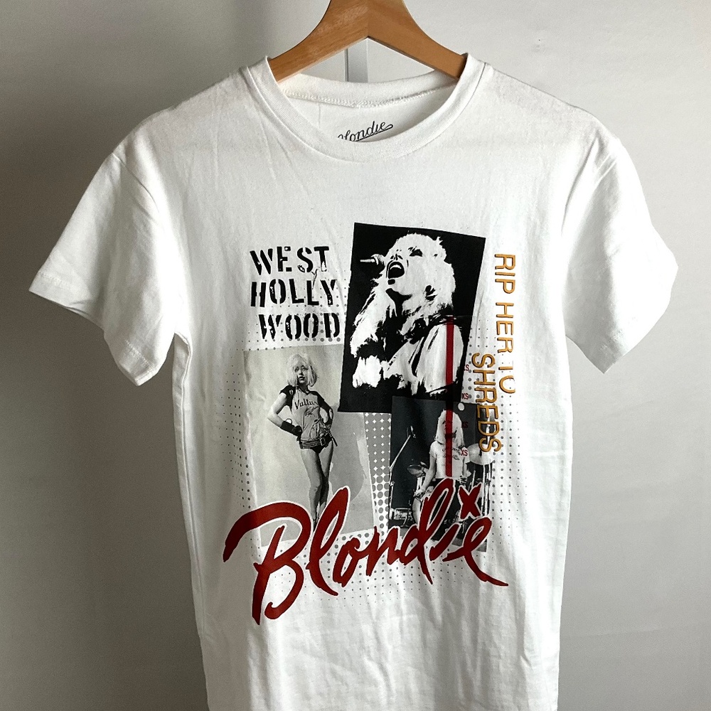 BLONDIE BAND WOMEN'S T-SHIRT~SIZE X-SMALL~NEW WITH TAGS!